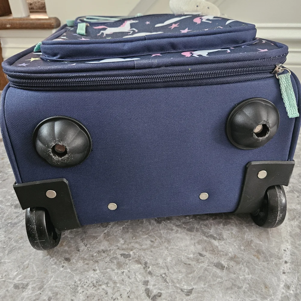 Kids Unicorn Carry On Rolling Luggage